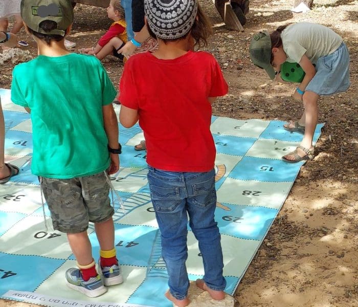 סולמות וחבלים ענק רצפתי